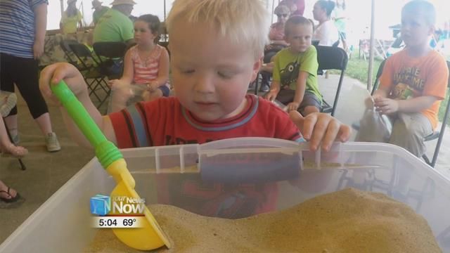 Both kids and parents having fun during Kids Day at the Putnam County Fair